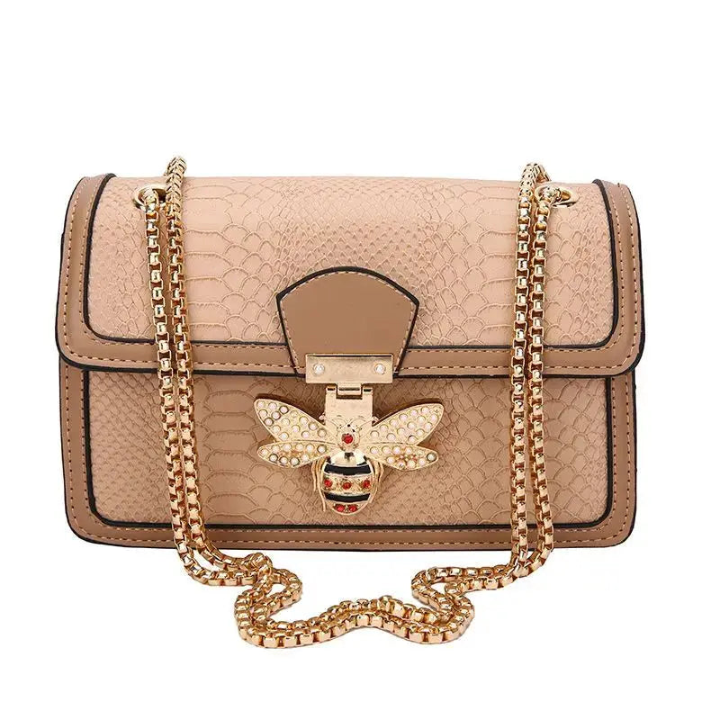 Bee Crocodile Print Handbag - Coco & Dee UK