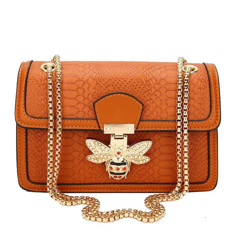 Bee Crocodile Print Handbag - Coco & Dee UK