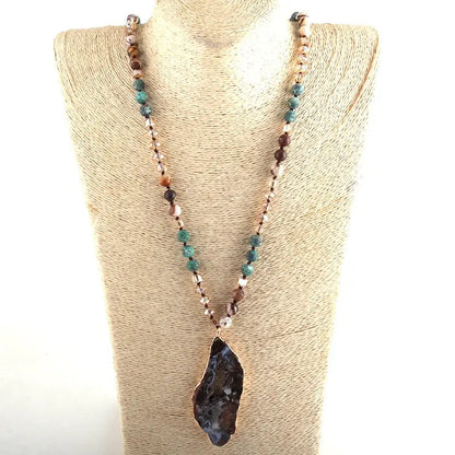Bohemian Stone Pendant Coco & Dee