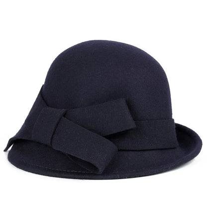 Bowknot Wool Felt Hat Coco & Dee