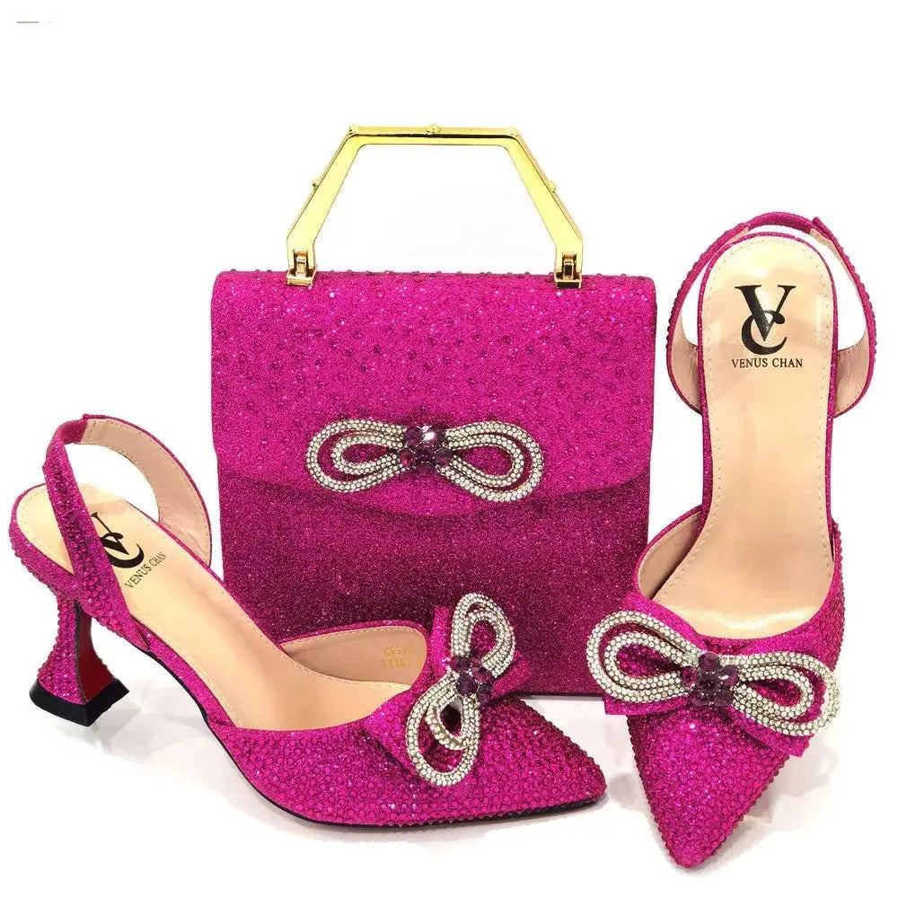 Bowtie Shoe and Bag Set - Coco & Dee UK
