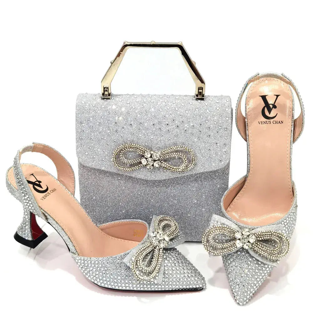 Bowtie Shoe and Bag Set - Coco & Dee UK