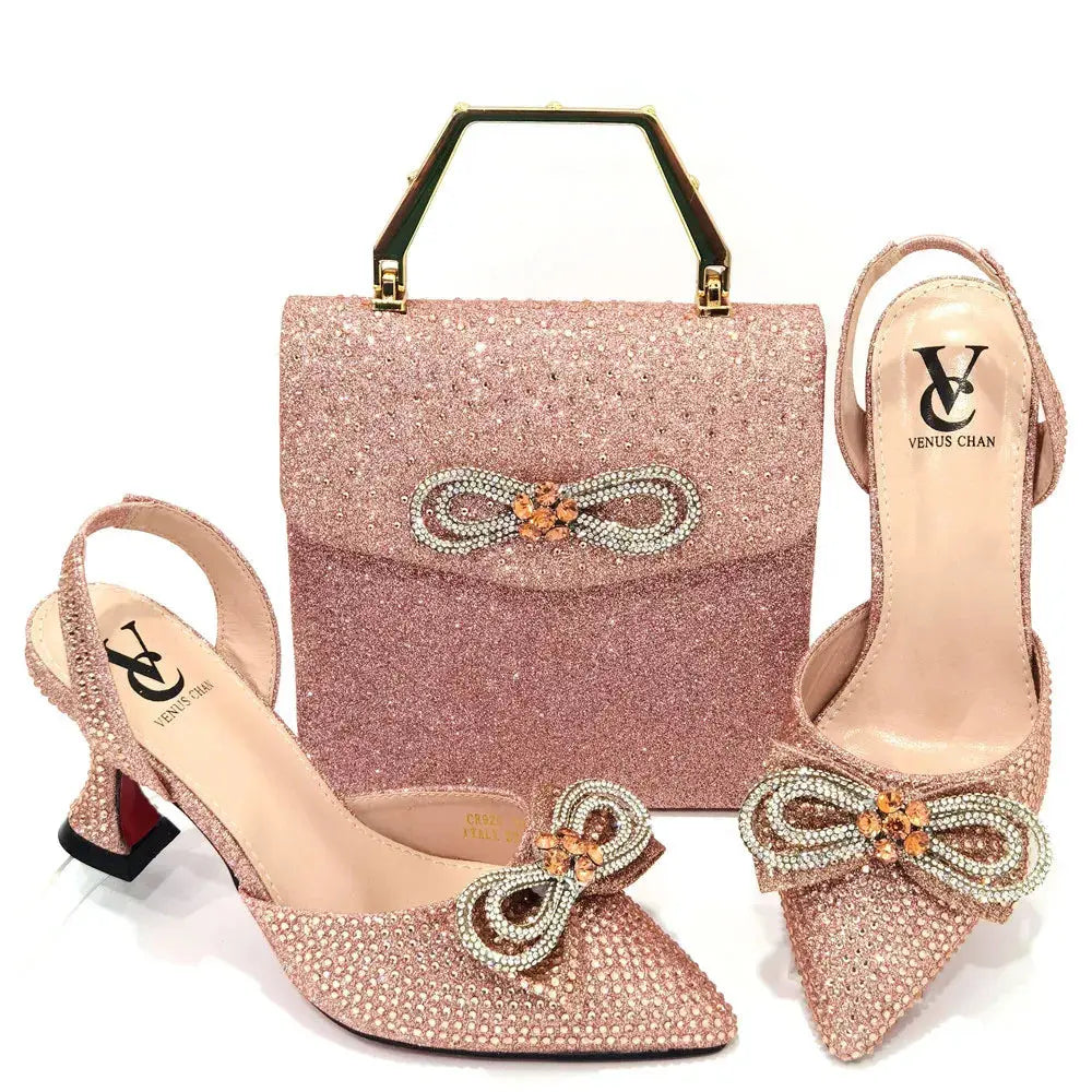 Bowtie Shoe and Bag Set - Coco & Dee UK