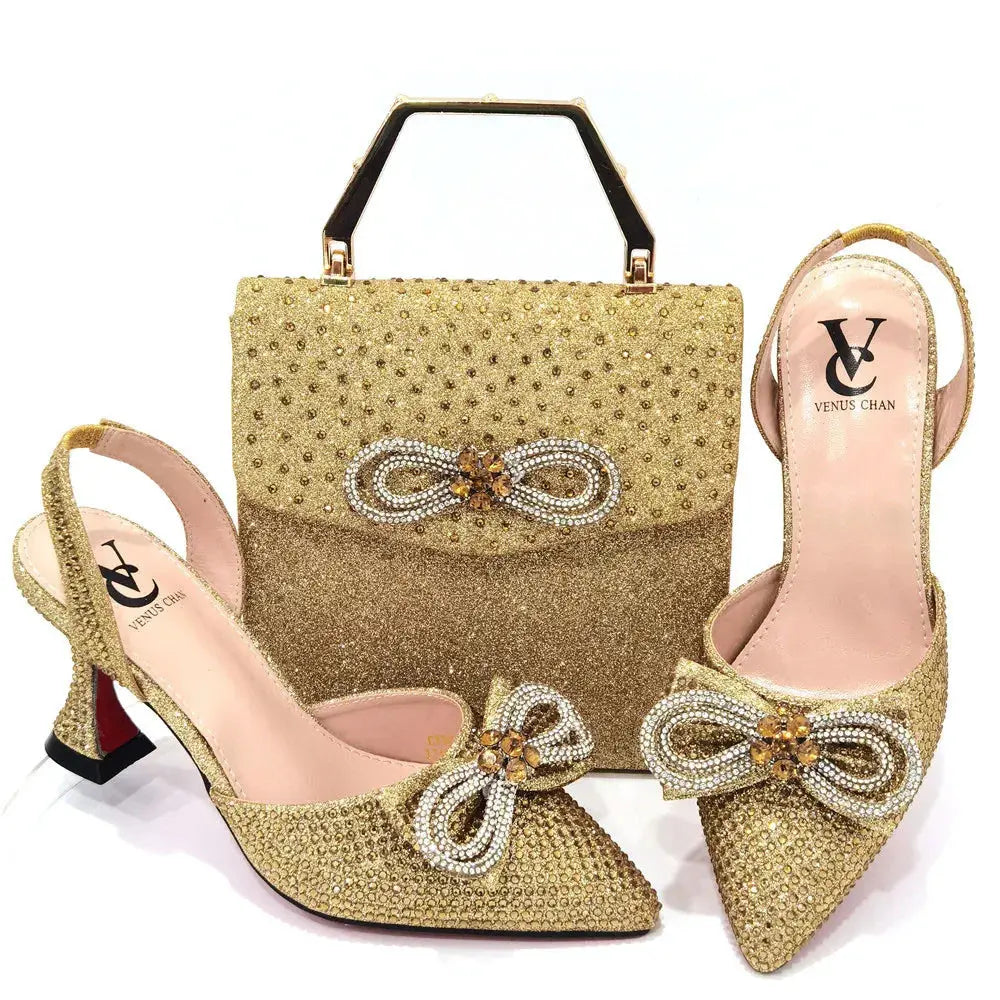 Bowtie Shoe and Bag Set - Coco & Dee UK