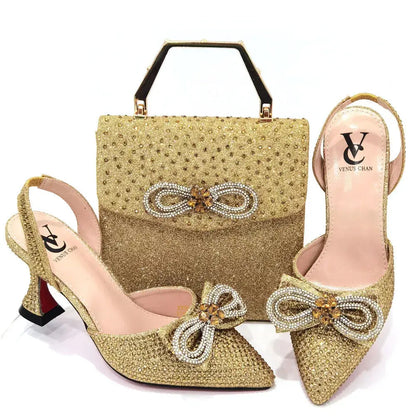 Bowtie Shoe and Bag Set - Coco & Dee UK