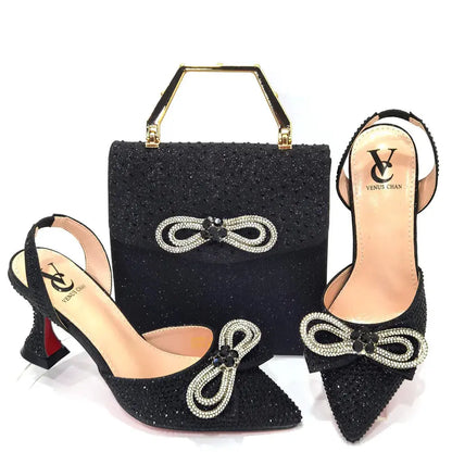Bowtie Shoe and Bag Set - Coco & Dee UK