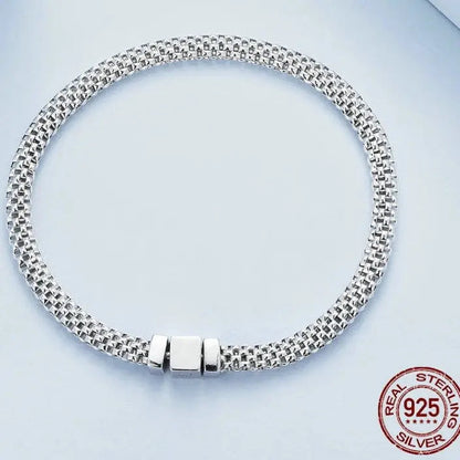 Braided Silver Bracelet Coco & Dee