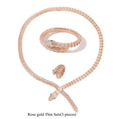 Designer Snake Jewelry Set - Coco & Dee UK