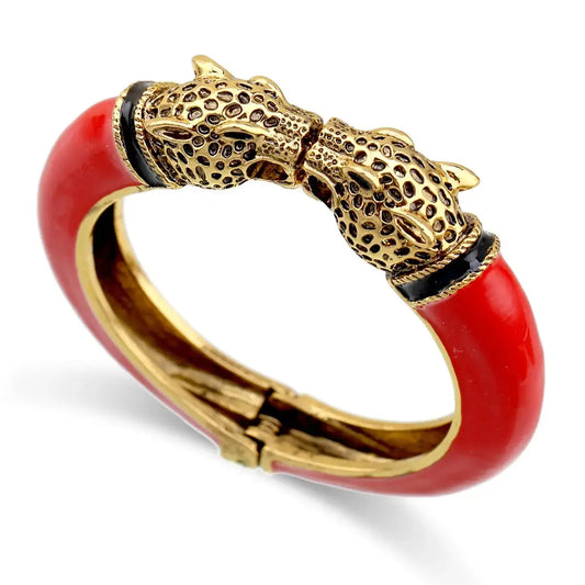 Double Leopard Bangle - Coco & Dee UK