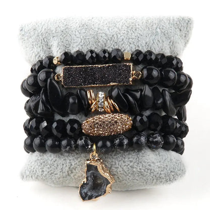 Druzy Stacked Bracelet Coco & Dee