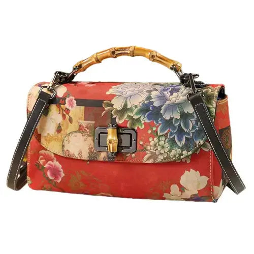 Flora Silk Handbag - Coco & Dee UK