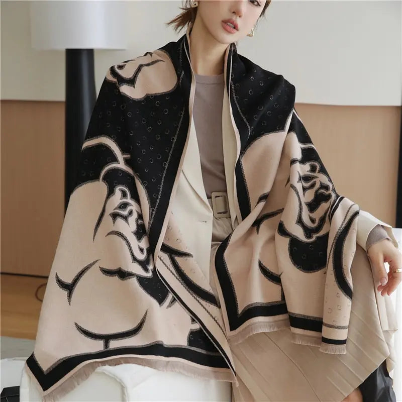 Floral Print Shawl Coco & Dee