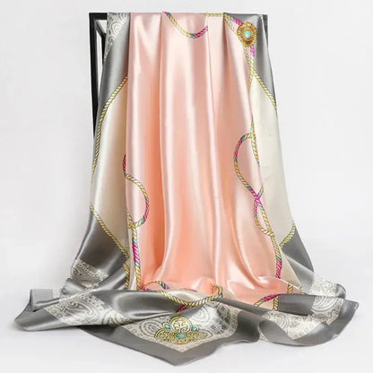 Floral Print Silk Scarf Coco & Dee