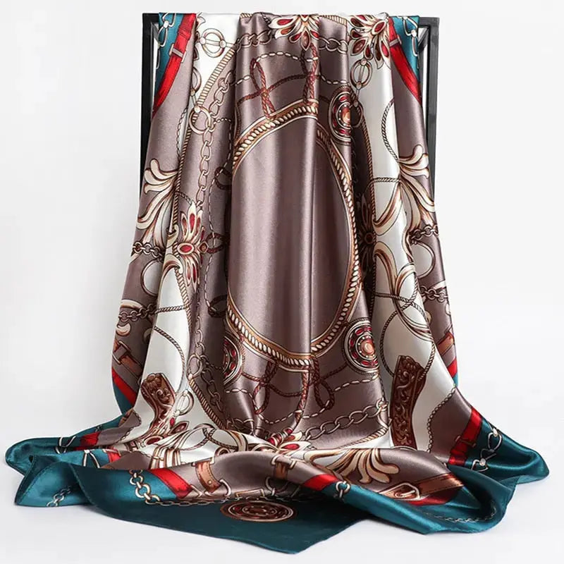 Floral Print Silk Scarf Coco & Dee