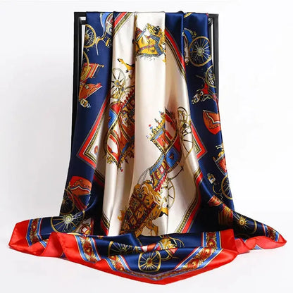 Floral Print Silk Scarf Coco & Dee