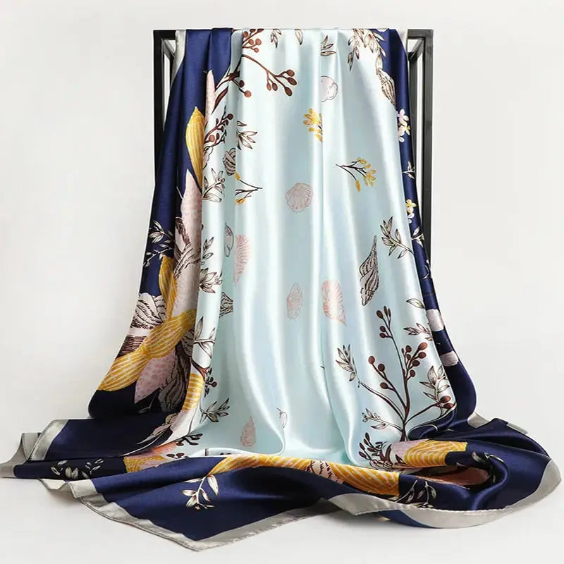Floral Print Silk Scarf Coco & Dee