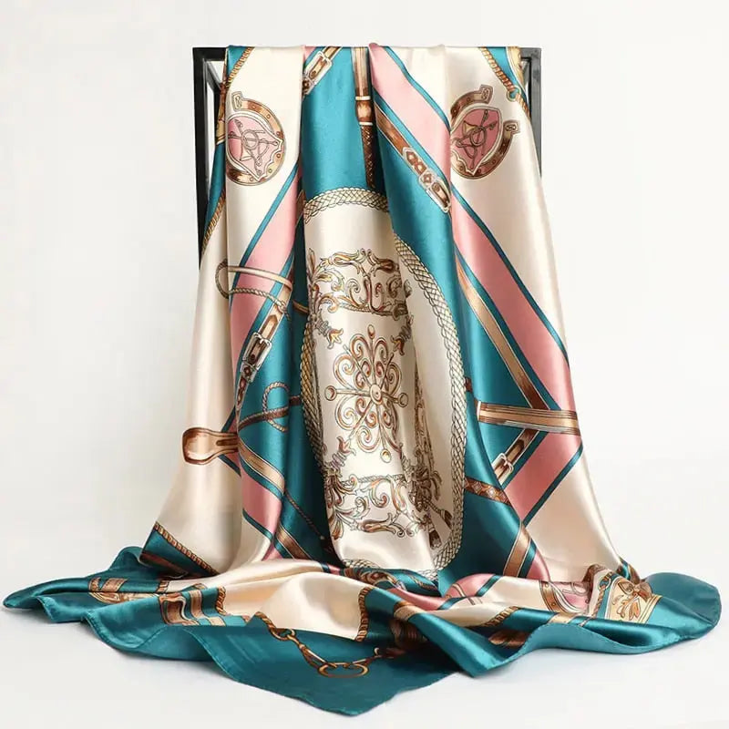 Floral Print Silk Scarf Coco & Dee