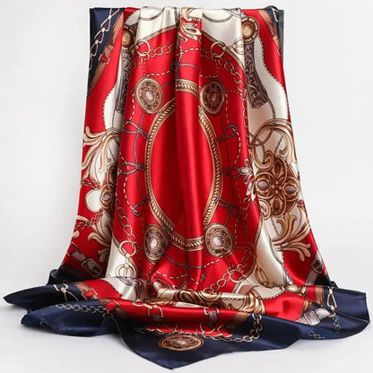 Floral Print Silk Scarf Coco & Dee