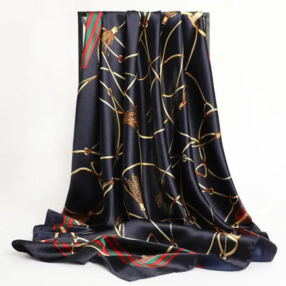 Floral Print Silk Scarf Coco & Dee