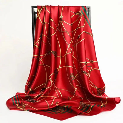 Floral Print Silk Scarf Coco & Dee