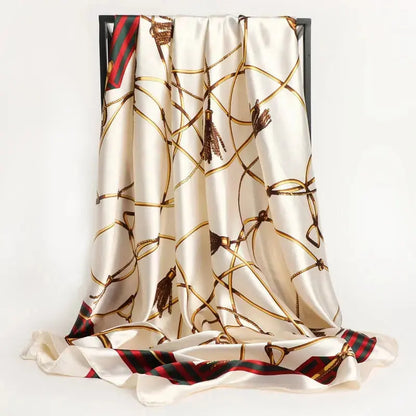 Floral Print Silk Scarf Coco & Dee