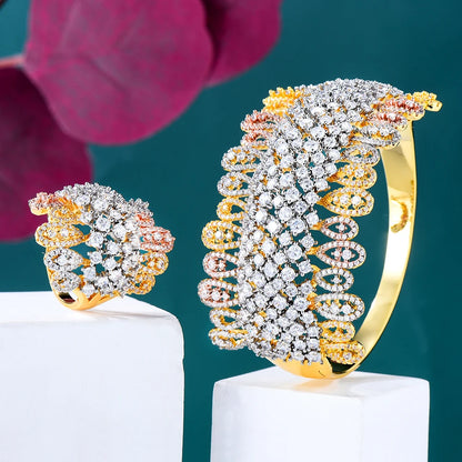 Victoria Bangle & Ring Set