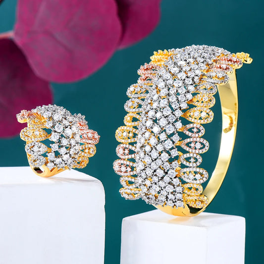 Victoria Bangle & Ring Set