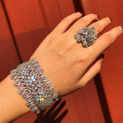 Victoria Bangle & Ring Set