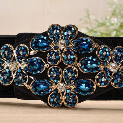 Braided Rhinestone Belt Coco & Dee