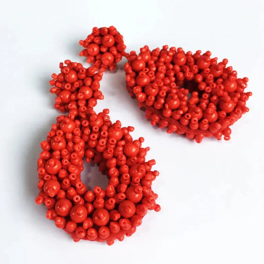 Beads Drop Earrings Coco & Dee