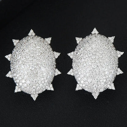 Nina Oval Earrings Coco & Dee