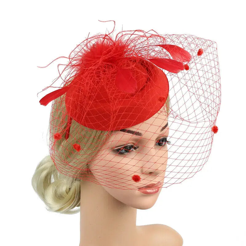 Handmade Feather Fascinator Coco & Dee