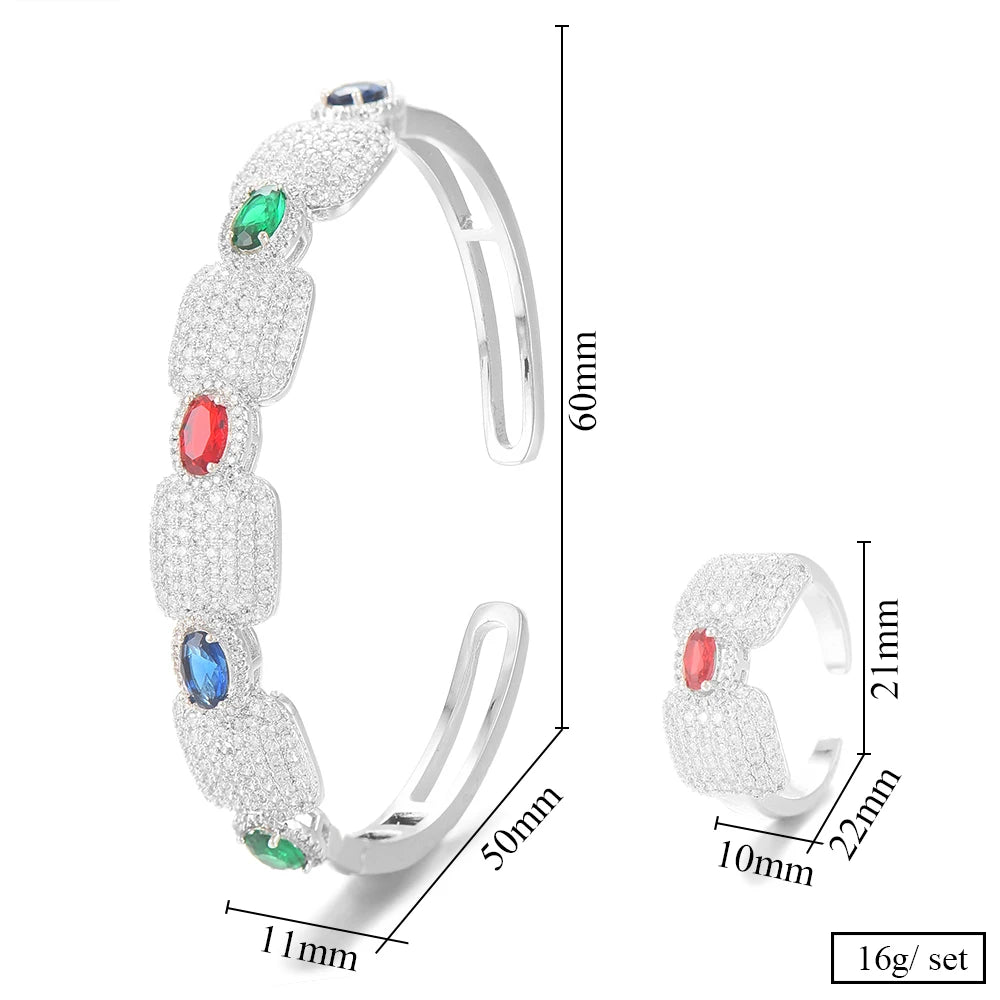 Isabella Bangle & Ring Set