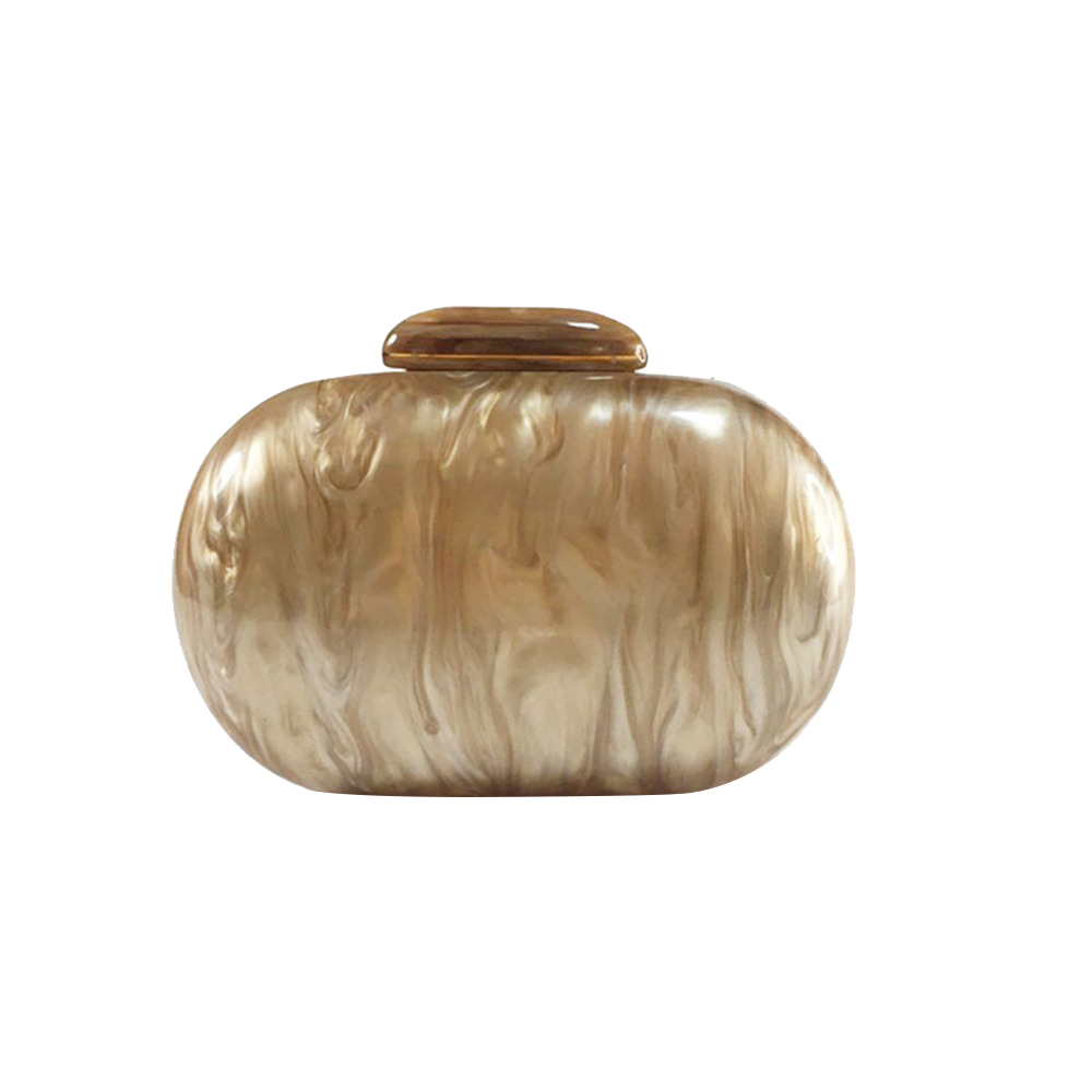 Marble Gold Pearl Clutch Coco & Dee