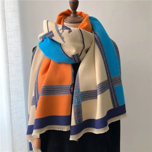 Horse Print Shawl Coco & Dee