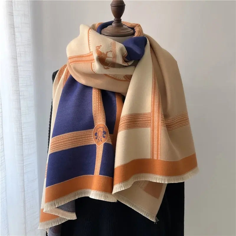 Horse Print Shawl Coco & Dee