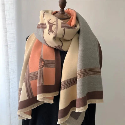 Horse Print Shawl Coco & Dee