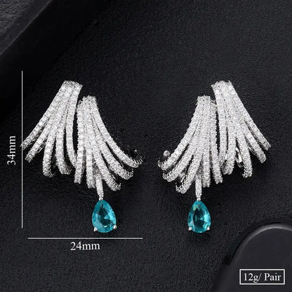 Katie Double Claw Earrings Coco & Dee