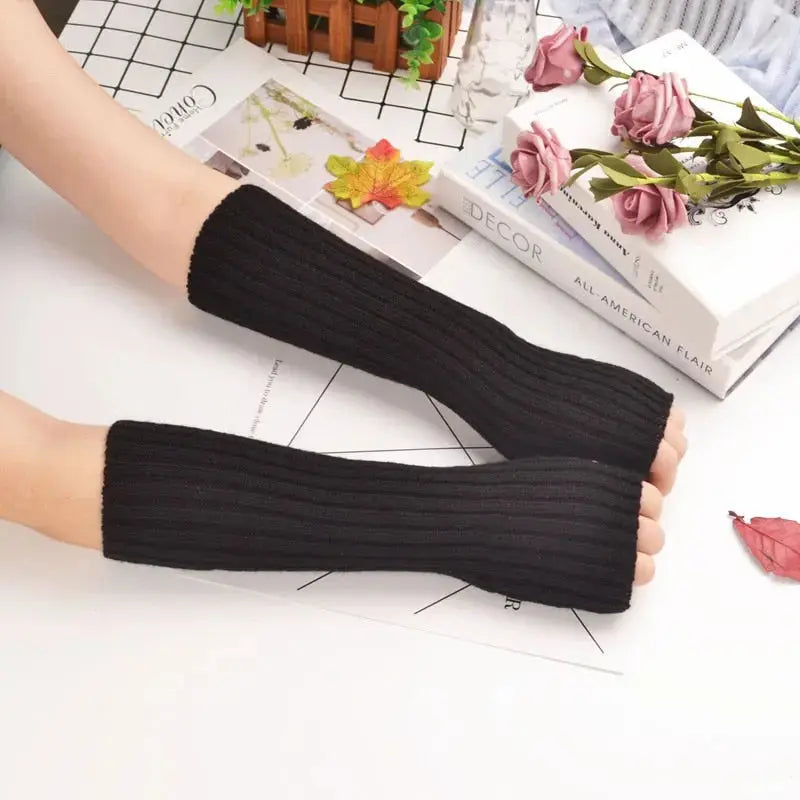 Knitted Arm Warmers Coco & Dee