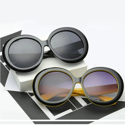 Leon Round Oversized Sunglasses Coco & Dee
