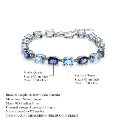 London Blue Topaz Bracelet Coco & Dee