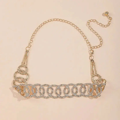 Mia Rhinestone Chain Belt - Coco & Dee UK