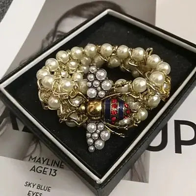 Pearl Bee Bracelet - Coco & Dee UK