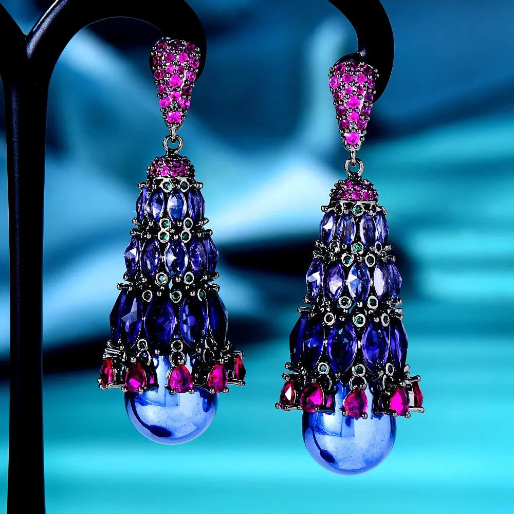 Pearl Drop Earrings Coco & Dee