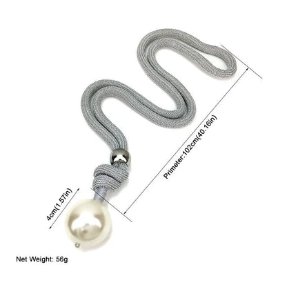 Pearl Rope Necklace Coco & Dee