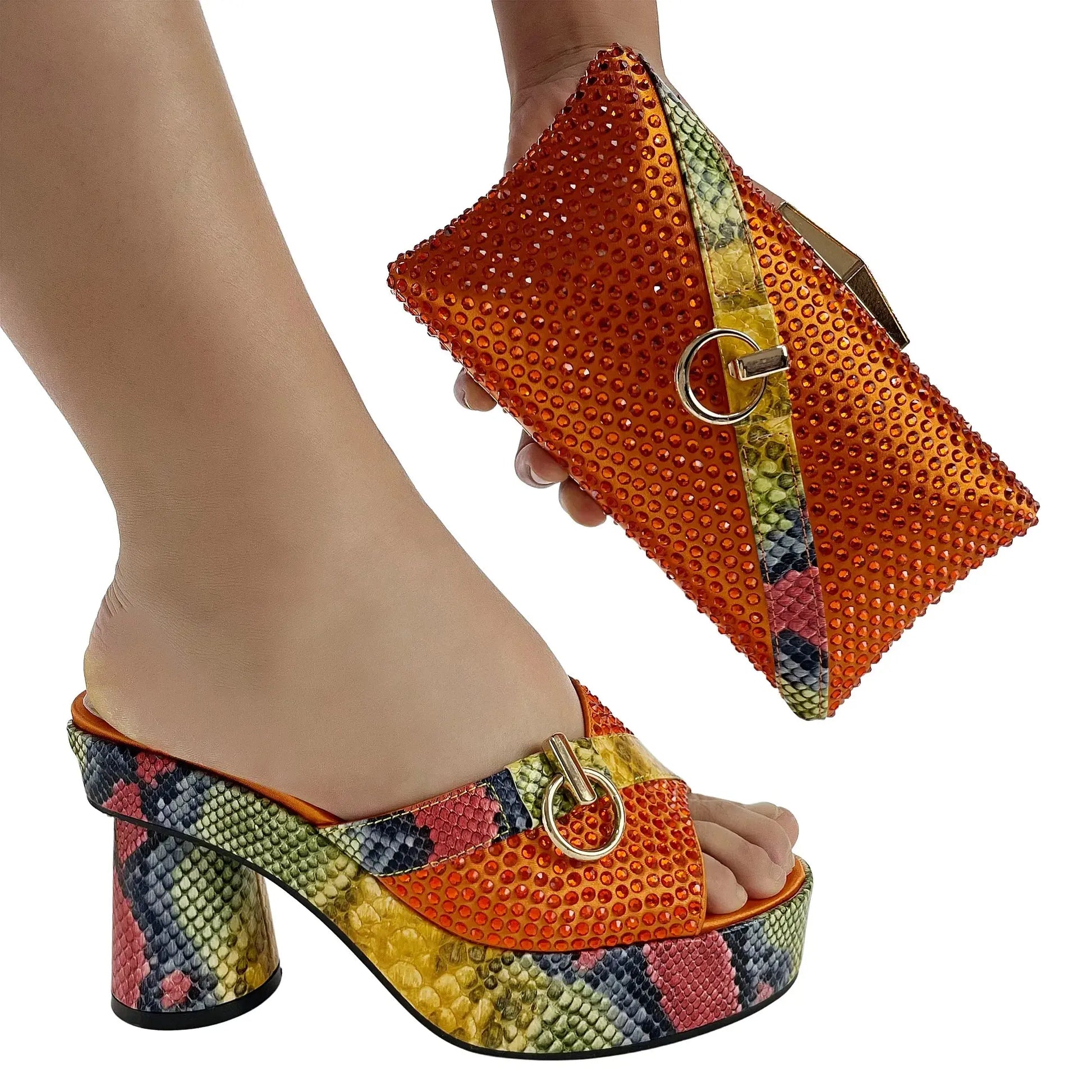 Rainbow Shoe & Bag Set - Coco & Dee UK