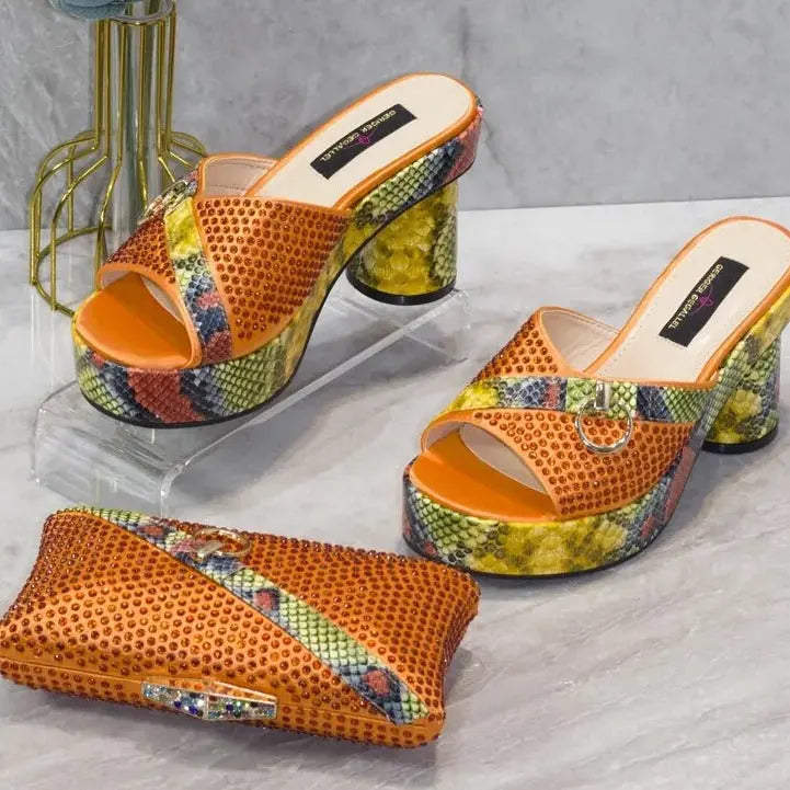 Rainbow Shoe & Bag Set - Coco & Dee UK