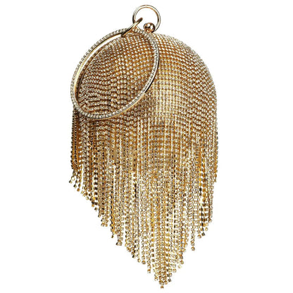 Rhinestone Ring Clutch Coco & Dee