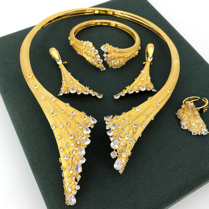 Daisy Leaf Jewelry Sets
