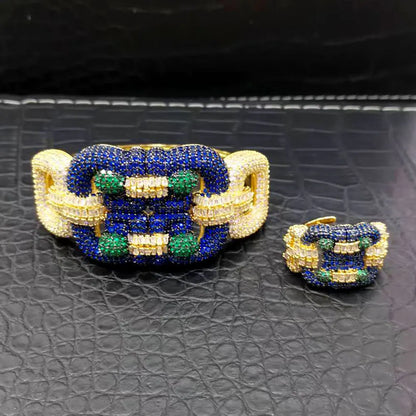 Aurora Bangle & Ring Jewellery Set